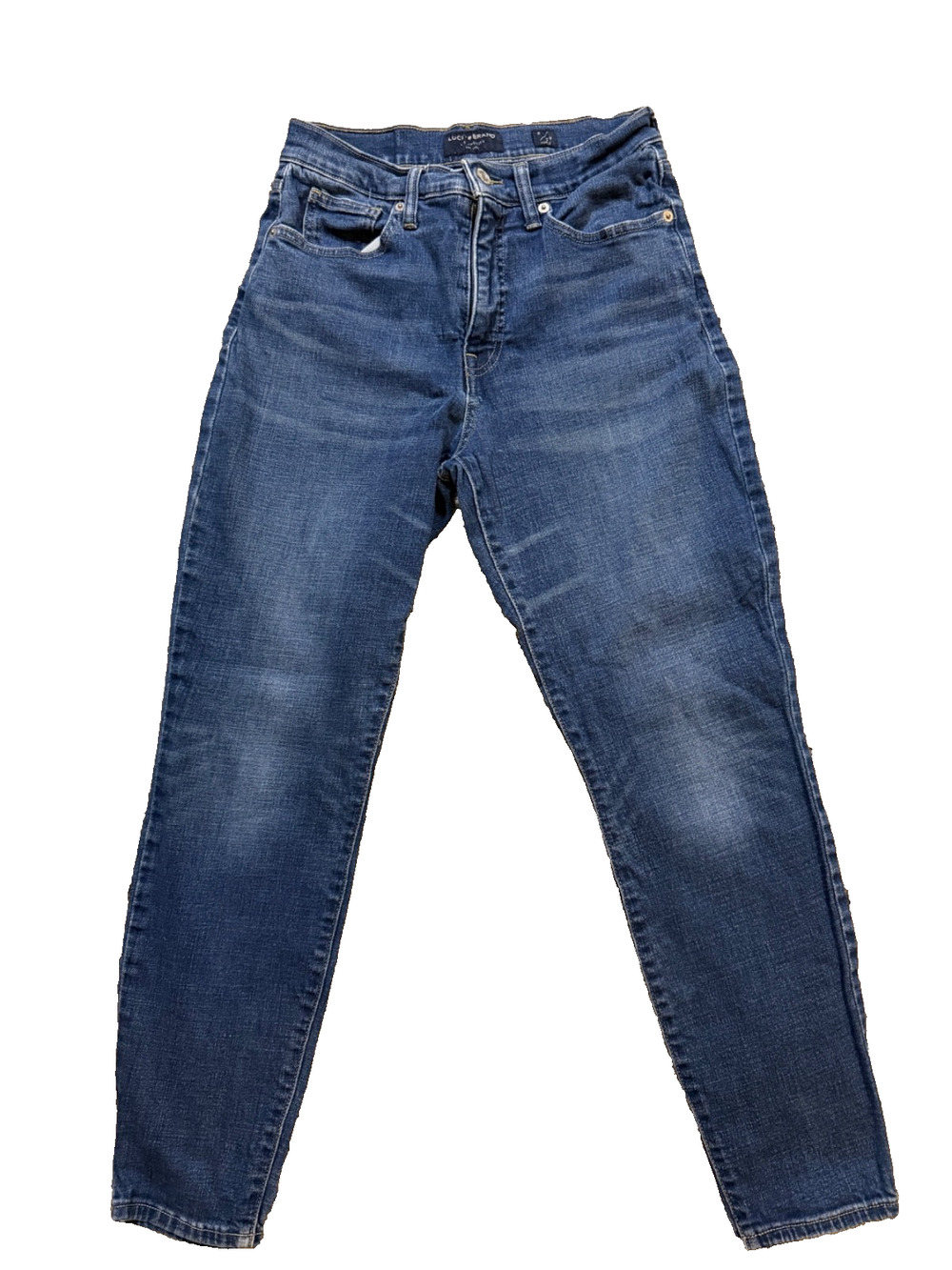 Lucky Brand Bridgette Jeans Womens Sz 8/29 Blue High Rise Skinny Ankle